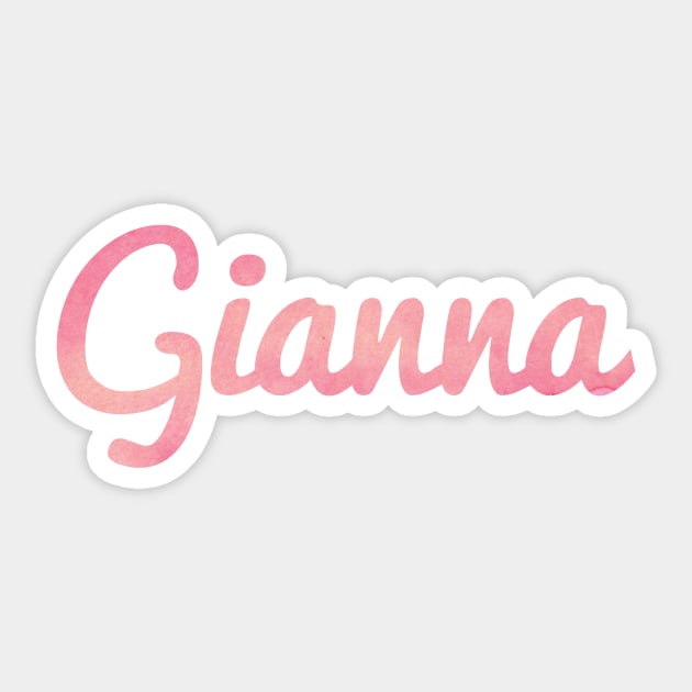 Gianna Sticker by ampp